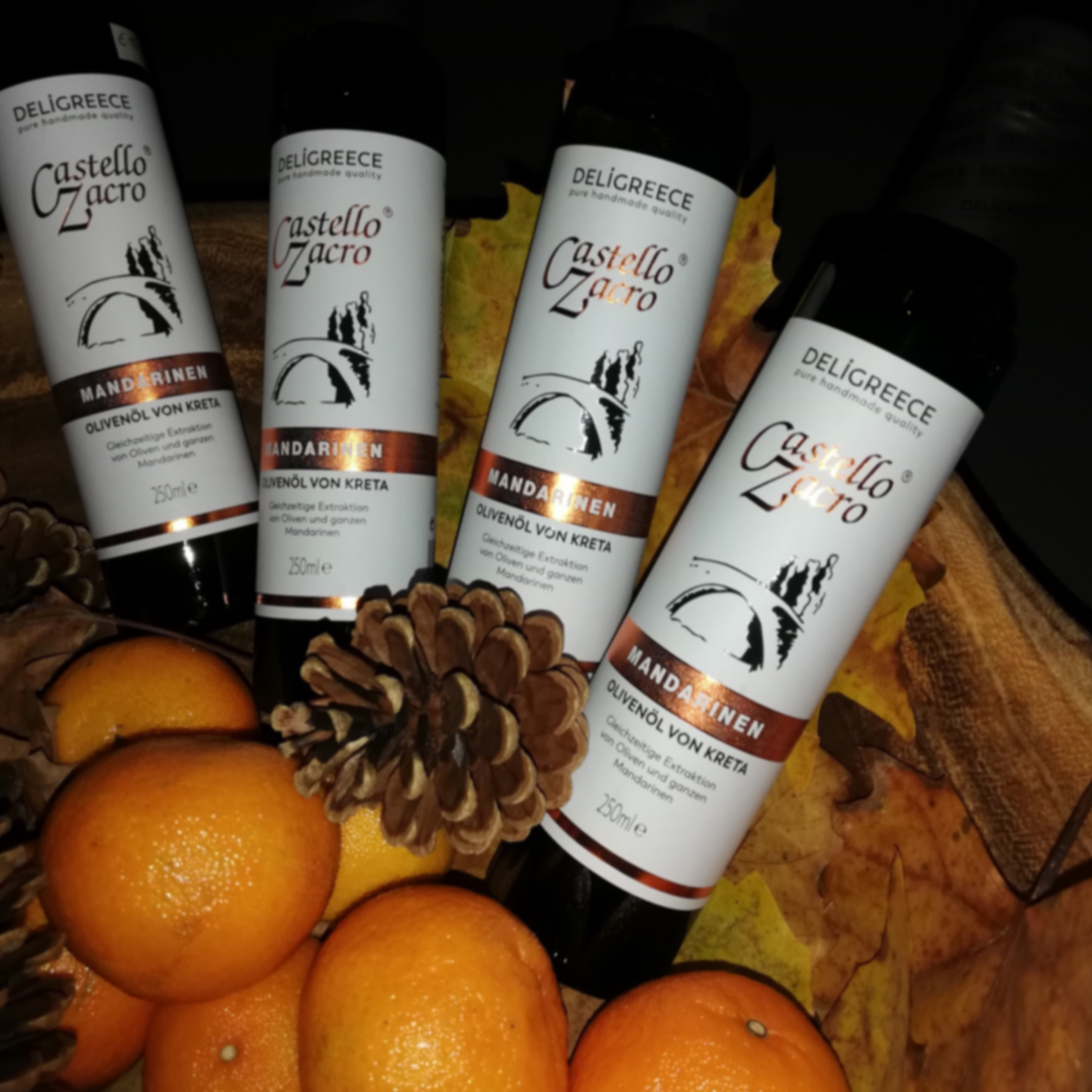 Olivenöl mit Mandarinennote aus Kreta